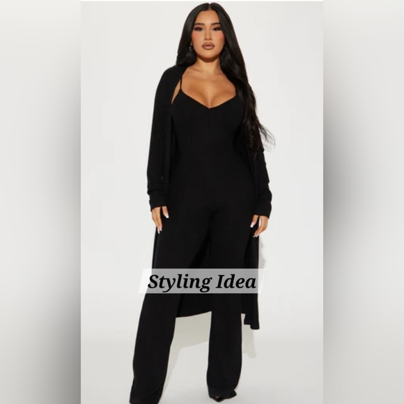 90 Degree by Reflex- FLARED Leg - Boot Cut JUMPSUIT - Picture 5 of 12